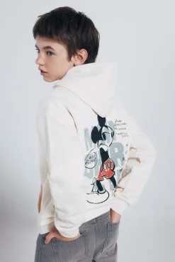 Springfield Kids Sweatshirts|T-Shirts-Sweatshirt capuz Mickey Mouse estampado