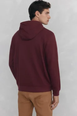 Pedro del Hierro Sweatshirts-Sweatshirt com capuz Bordeaux