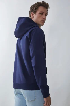 Street Monkey Sweatshirts-Sweatshirt com capuz Azul