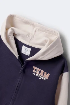 Springfield Kids Sweatshirts|T-Shirts-Sweatshirt com capuz capuz azul