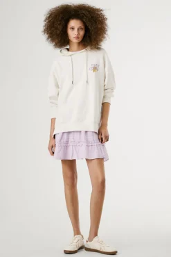 Pepe Jeans Sweatshirts-Sweatshirt com capuz de manga comprida com logo bordado e desenho nas costas estampado