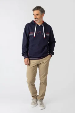 Privata Sweatshirts-Sweatshirt com capuz e bolsos Azul