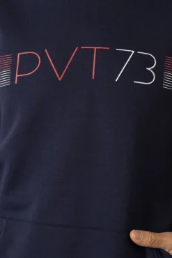 Privata Sweatshirts-Sweatshirt com capuz e bolsos Azul