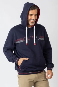 Privata Sweatshirts-Sweatshirt com capuz e bolsos Azul