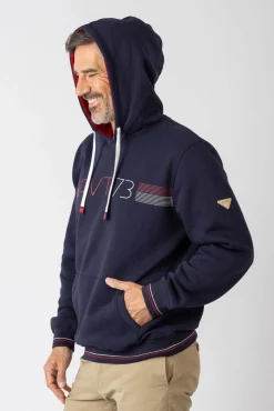 Privata Sweatshirts-Sweatshirt com capuz e bolsos Azul