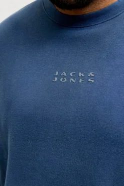 Jack & Jones PLUS Sweatshirts-Sweatshirt com capuz e logo azul