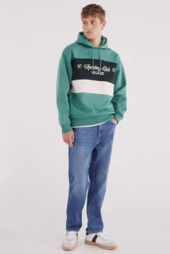 Springfield Sweatshirts-Sweatshirt com capuz Fighter Cut verde
