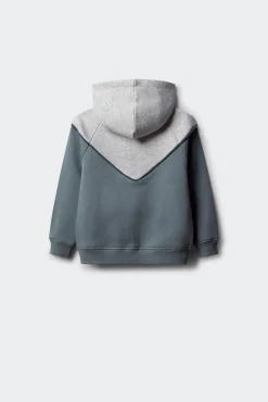 Springfield Kids Sweatshirts|T-Shirts-Sweatshirt com capuz para menino azul