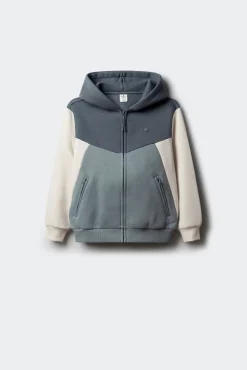 Springfield Kids Sweatshirts|T-Shirts-Sweatshirt com capuz para menino azul