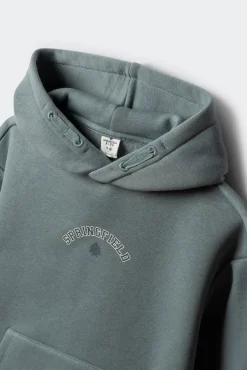 Springfield Kids Sweatshirts|T-Shirts-Sweatshirt com capuz Springfield azul