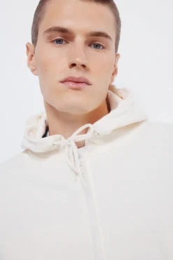 Springfield Sweatshirts-Sweatshirt com fecho-éclair e capuz branco