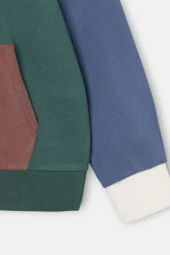 Silbon Sweatshirts-Sweatshirt com fecho-éclair pela meia Verde