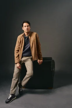 OOTO Sweatshirts-Sweatshirt com gola e fecho-éclair Azul