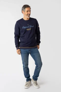 Privata Sweatshirts-Sweatshirt com gola redonda Azul