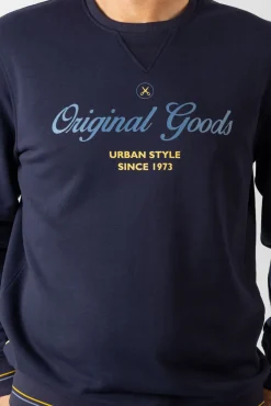 Privata Sweatshirts-Sweatshirt com gola redonda Azul