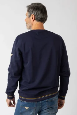 Privata Sweatshirts-Sweatshirt com gola redonda Azul