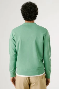 Pepe Jeans Sweatshirts-Sweatshirt com gola redonda , logo e estampado. verde