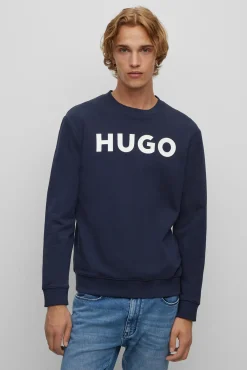 HUGO Sweatshirts-Sweatshirt com logo Azul