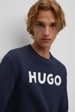 HUGO Sweatshirts-Sweatshirt com logo Azul