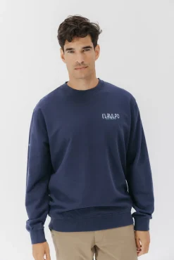 elPulpo Sweatshirts-Sweatshirt com logo Azul