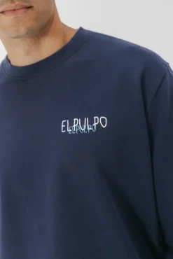 elPulpo Sweatshirts-Sweatshirt com logo Azul