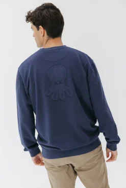 elPulpo Sweatshirts-Sweatshirt com logo Azul