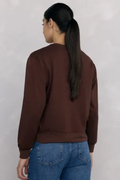 Pedro del Hierro Sweatshirts-Sweatshirt com logo da PDH Marrom