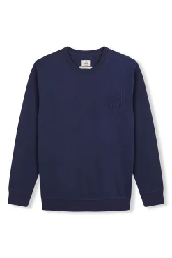 OOTO Sweatshirts-Sweatshirt com logo em relevo Azul