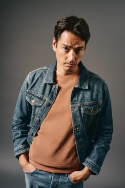 OOTO Sweatshirts-Sweatshirt com logo em relevo Castanho