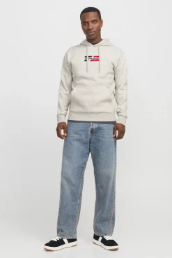 Jack & Jones Sweatshirts-Sweatshirt com logo frontal branco