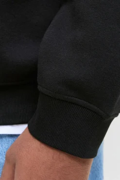 Jack & Jones PLUS Sweatshirts-Sweatshirt com logo frontal preto