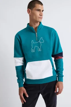 Williot Sweatshirts-Sweatshirt com manga multicolorida Verde