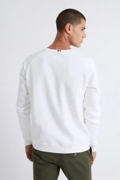 Williot Sweatshirts-Sweatshirt com manga raglan com logo vintage Branco