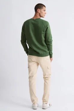 Williot Sweatshirts-Sweatshirt com manga raglan com logo vintage Verde