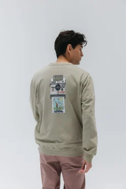 elPulpo Sweatshirts-Sweatshirt com memórias da velha escola Verde