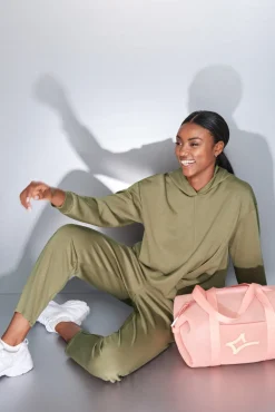 Dash and Stars Sweatshirts-Sweatshirt cáqui drapeado beige