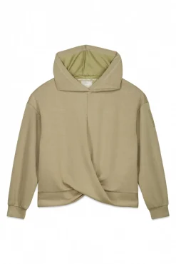 Dash and Stars Sweatshirts-Sweatshirt cáqui drapeado beige