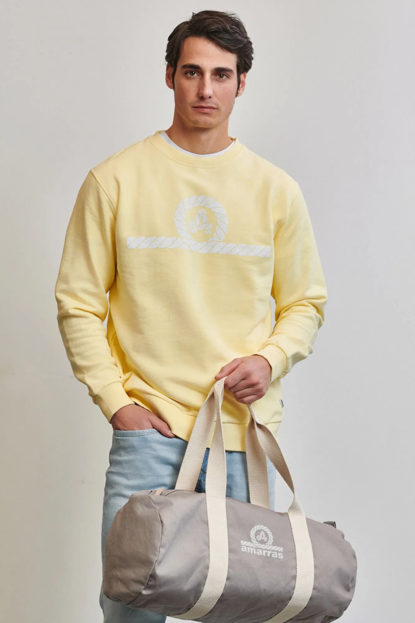 Amarras Sweatshirts-Sweatshirt da Sardenha Amarelo