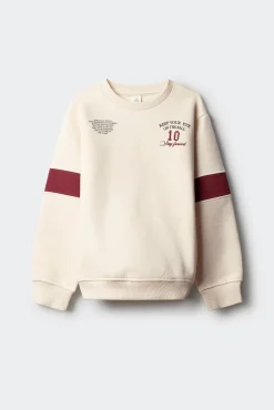 Springfield Kids Sweatshirts|T-Shirts-Sweatshirt de caixa de beisebol branco