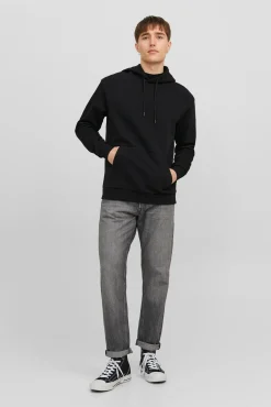 Jack & Jones Sweatshirts-Sweatshirt de corte regular preto