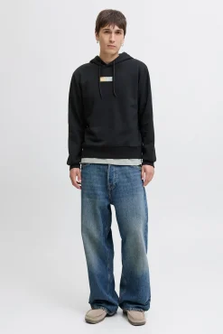 Jack & Jones Sweatshirts-Sweatshirt de corte regular preto