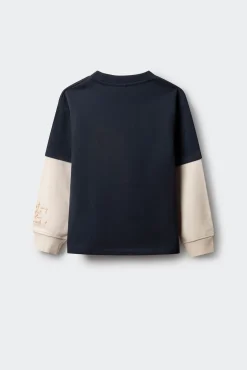 Springfield Kids Sweatshirts|T-Shirts-Sweatshirt de duas camadas para meninos azul