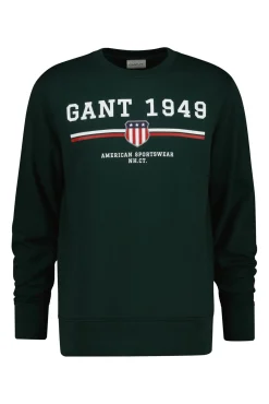 Gant Sweatshirts-Sweatshirt de gola redonda Verde