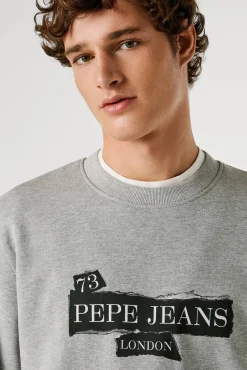 Pepe Jeans Sweatshirts-Sweatshirt de manga comprida cinzento