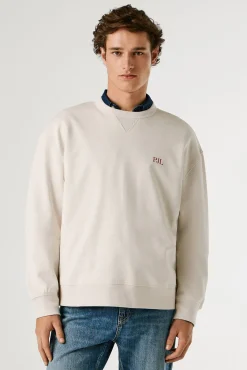Pepe Jeans Sweatshirts-Sweatshirt de manga comprida bege