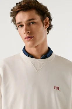 Pepe Jeans Sweatshirts-Sweatshirt de manga comprida bege