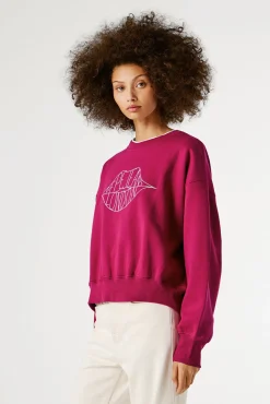 Pepe Jeans Sweatshirts-Sweatshirt de manga comprida rosa