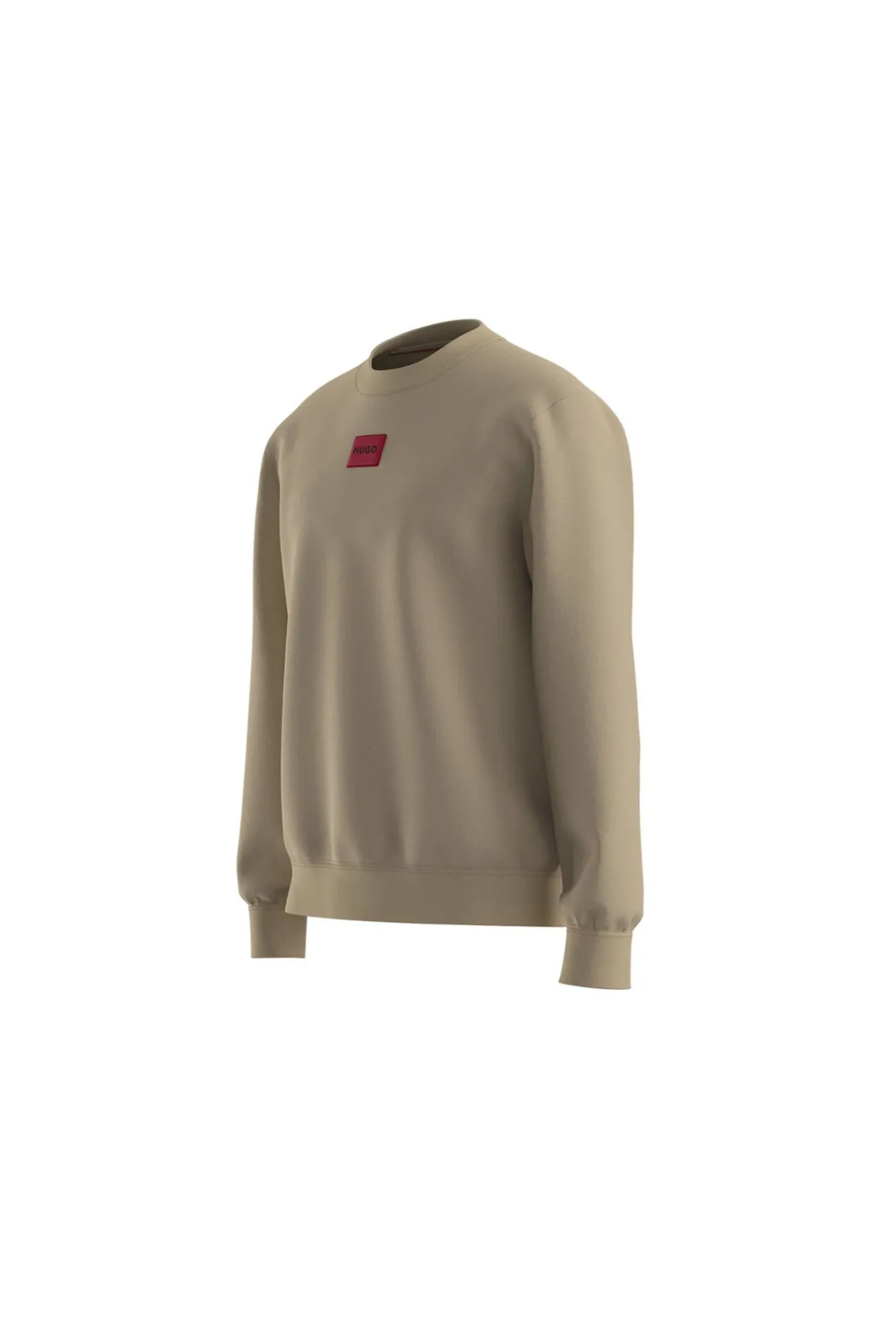 HUGO Sweatshirts-Sweatshirt de manga comprida Tostado