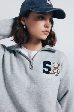 Springfield Sweatshirts-Sweatshirt de urso "" cinzento