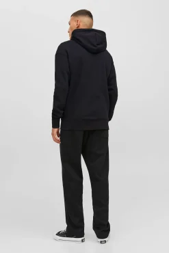 Jack & Jones Sweatshirts-Sweatshirt descontraída com fecho-éclair preto